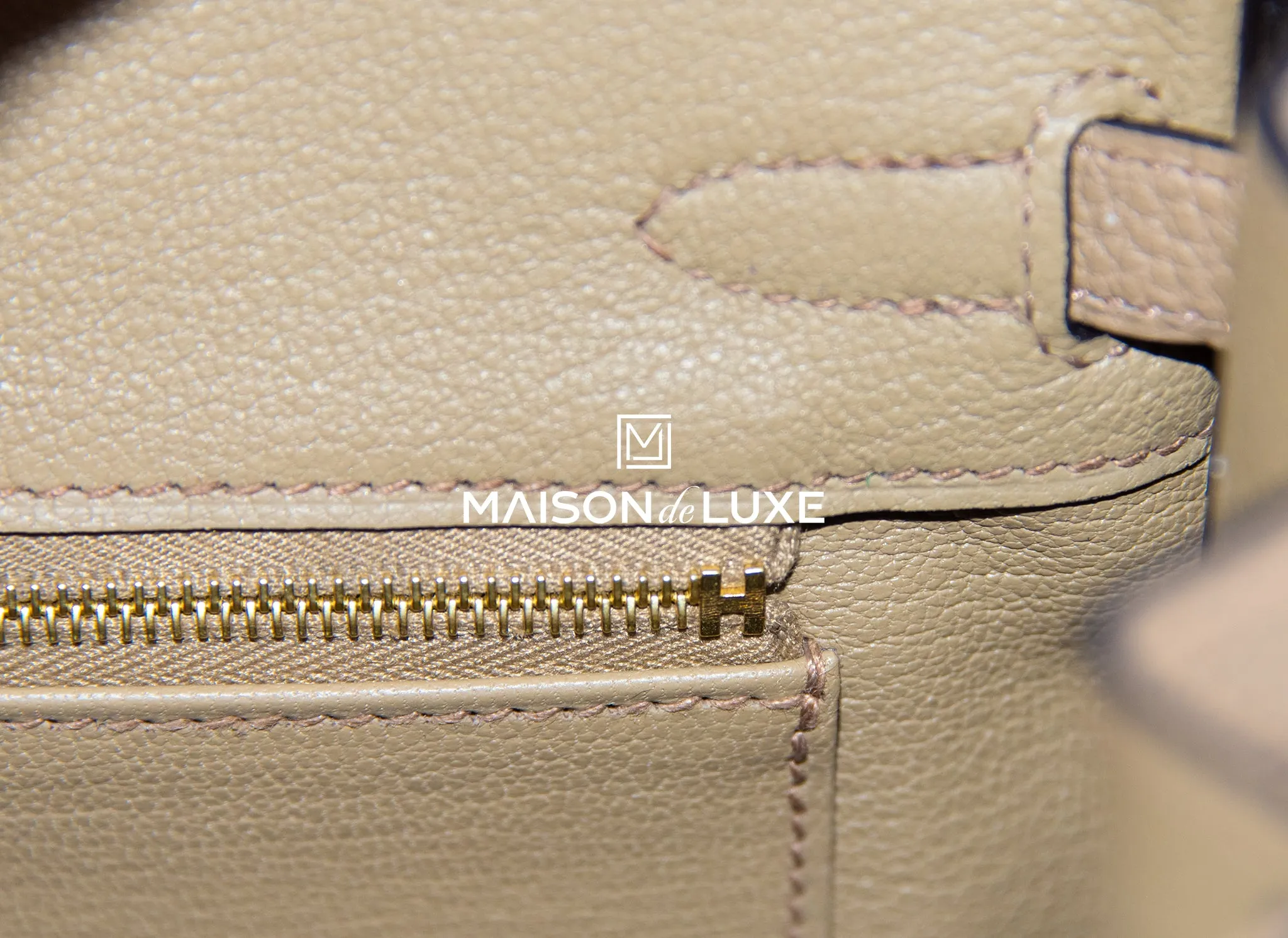 Hermes Birkin 25 Beige Marfa Togo Gold Hardware