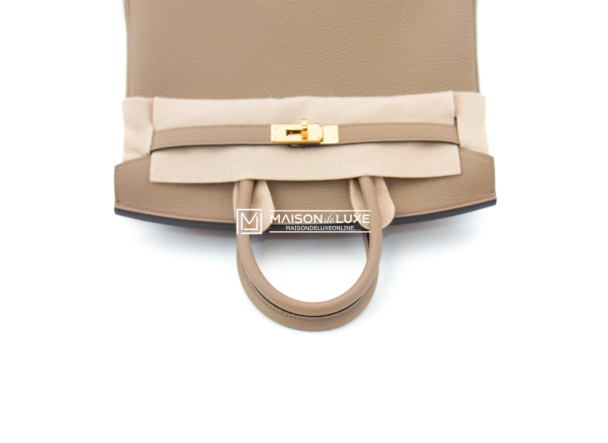Hermes Birkin 25 Beige Marfa Togo Gold Hardware