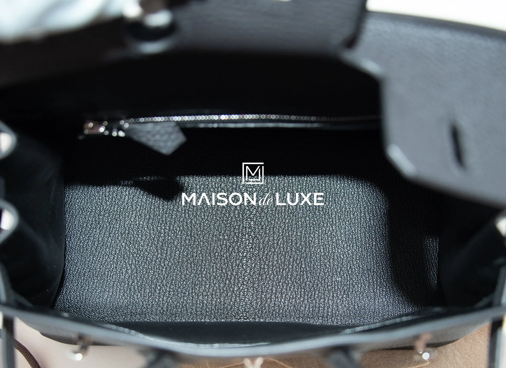 Hermes Birkin 25 Black Togo Palladium Hardware