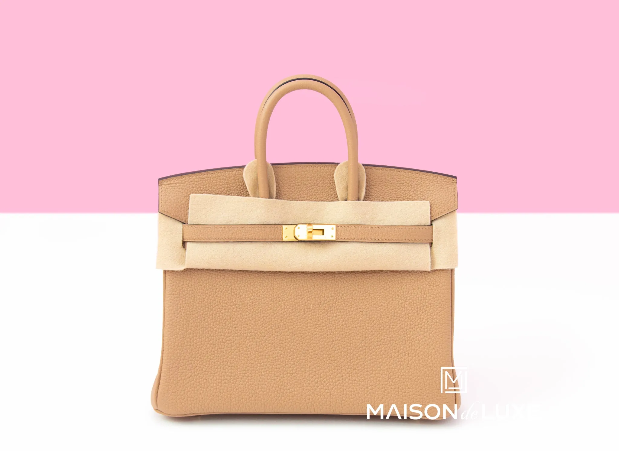 Hermes Birkin 25 Chai Togo Gold Hardware