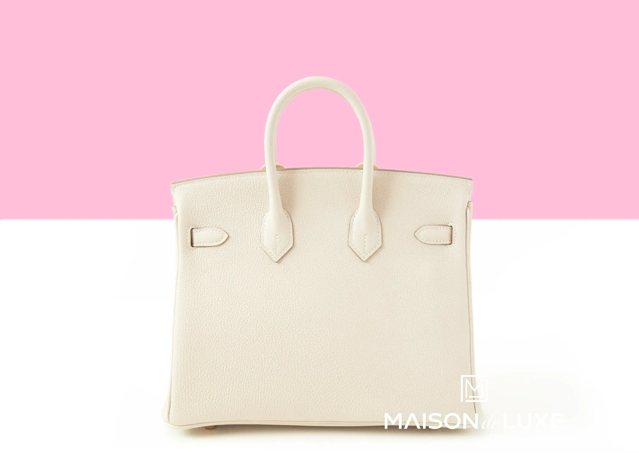 Hermes Birkin 25 Craie Togo Gold Hardware