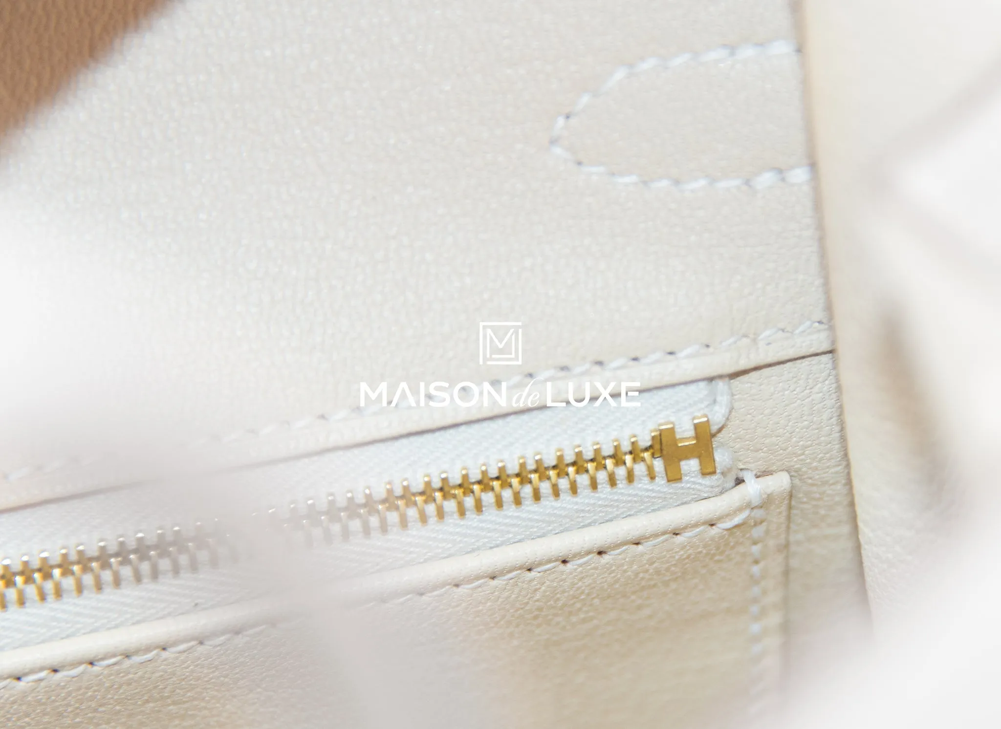 Hermes Birkin 25 Craie Togo Gold Hardware