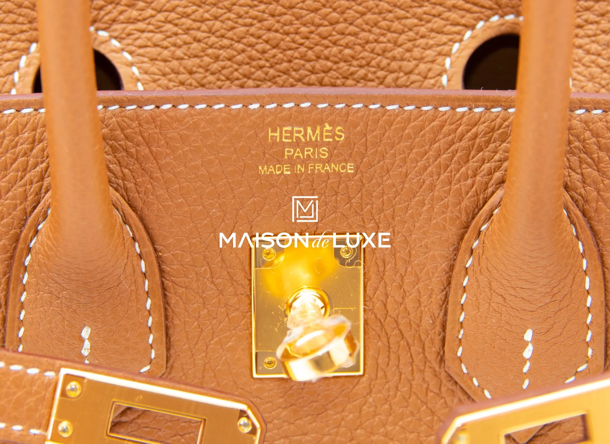 Hermes Birkin 25 Gold Togo Gold Hardware