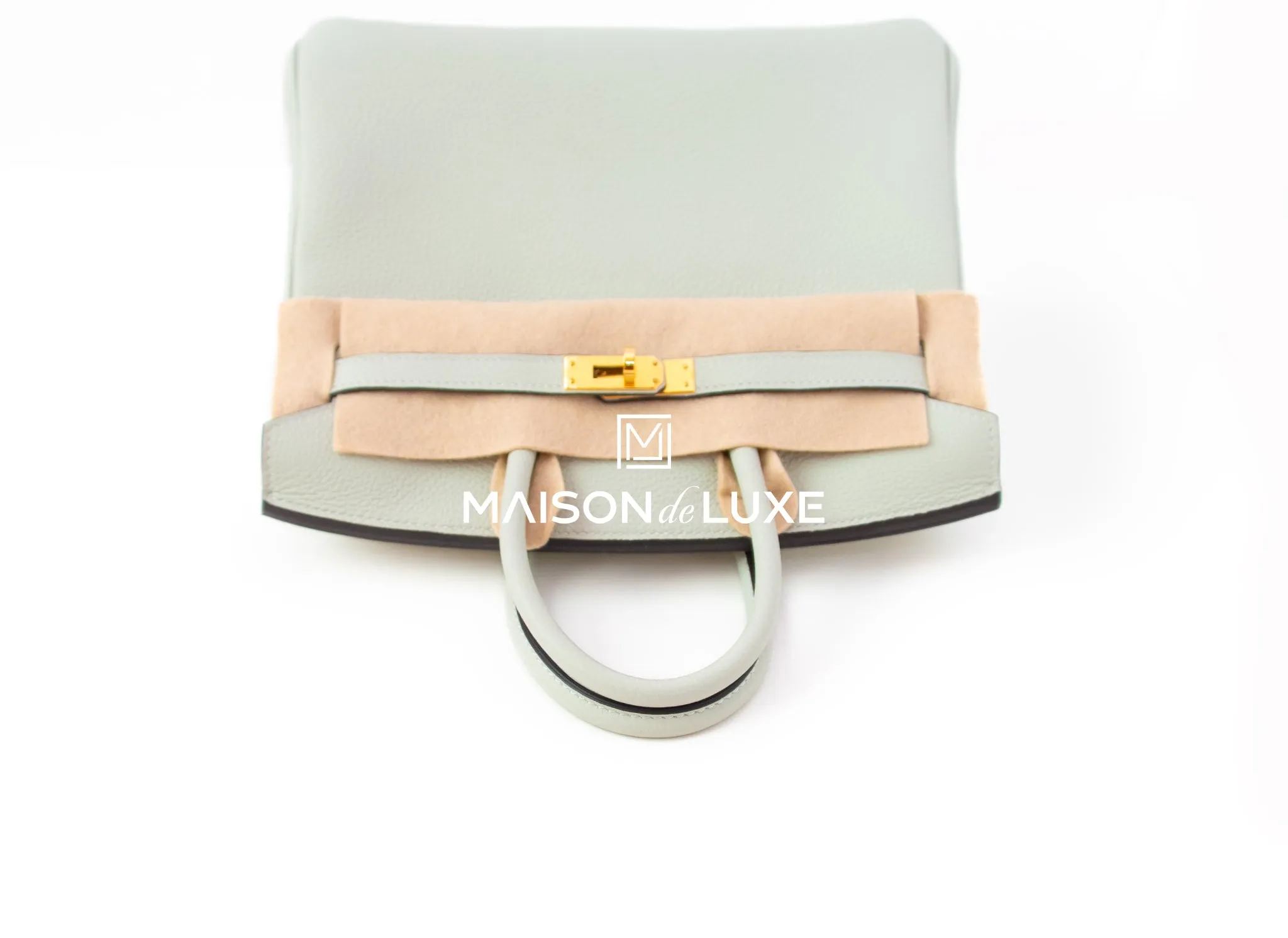 Hermes Birkin 25 Gris Neve Togo Gold Hardware
