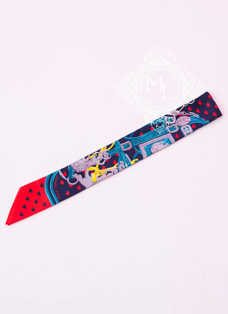 Hermes Black Red Brides De Gala Love Twilly