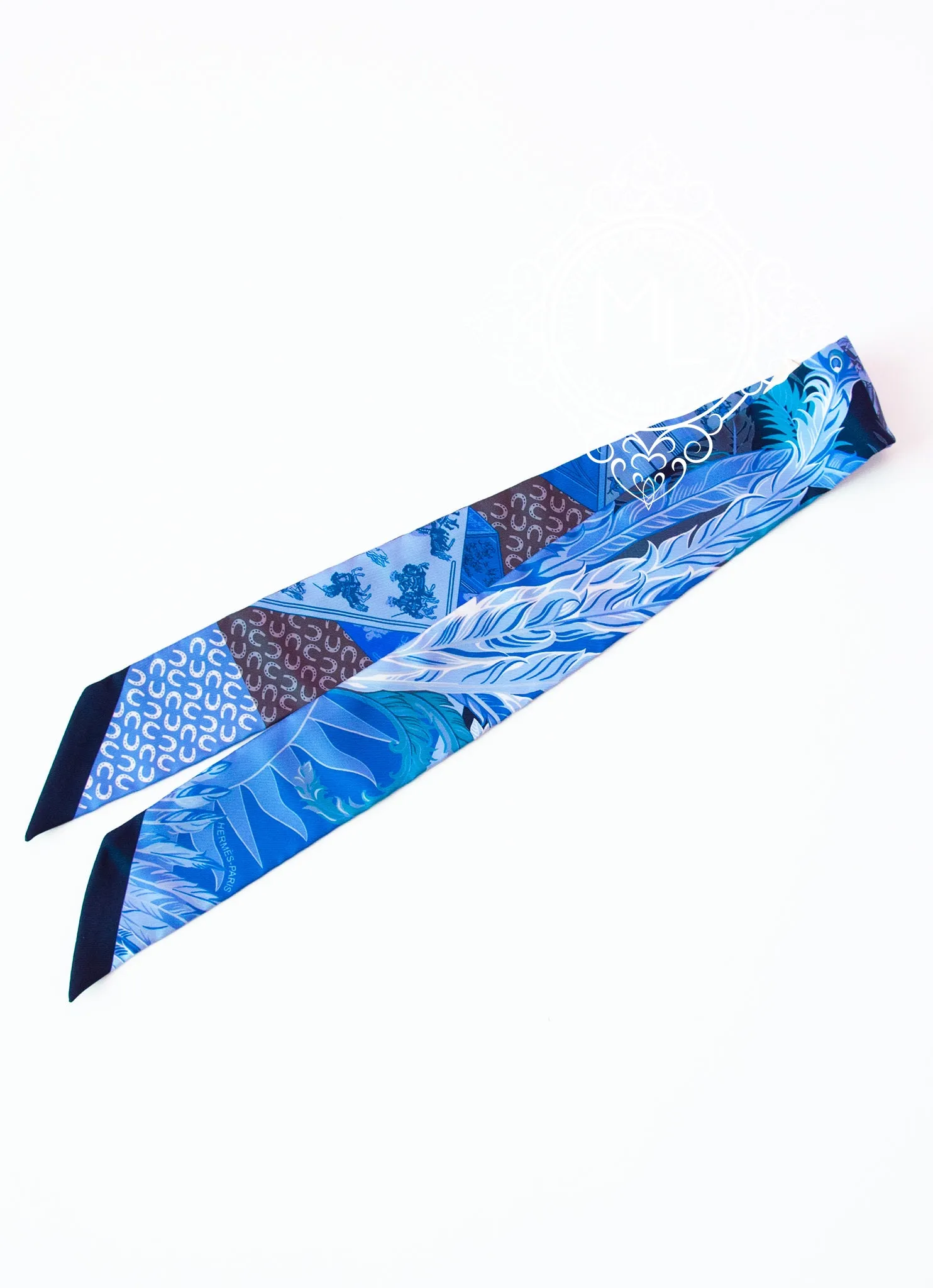 Hermes Blue Cheval Phœnix Twilly