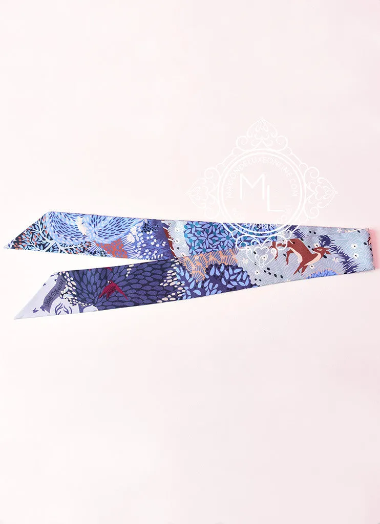 Hermes Dans un Jardin Anglais Blue Twilly