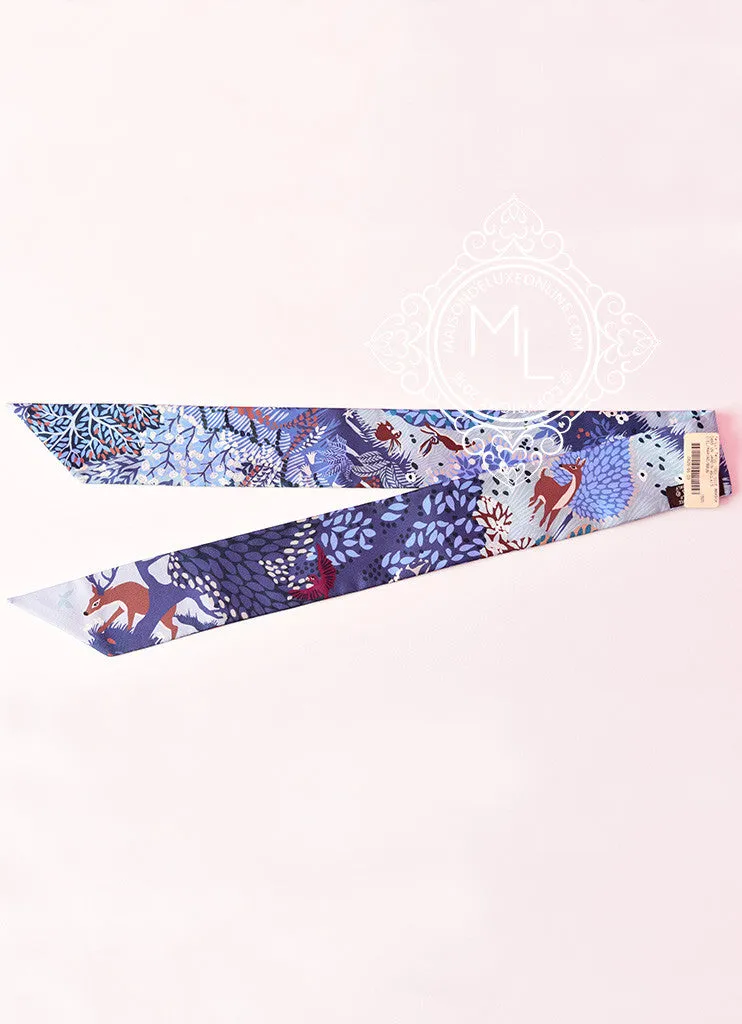Hermes Dans un Jardin Anglais Blue Twilly