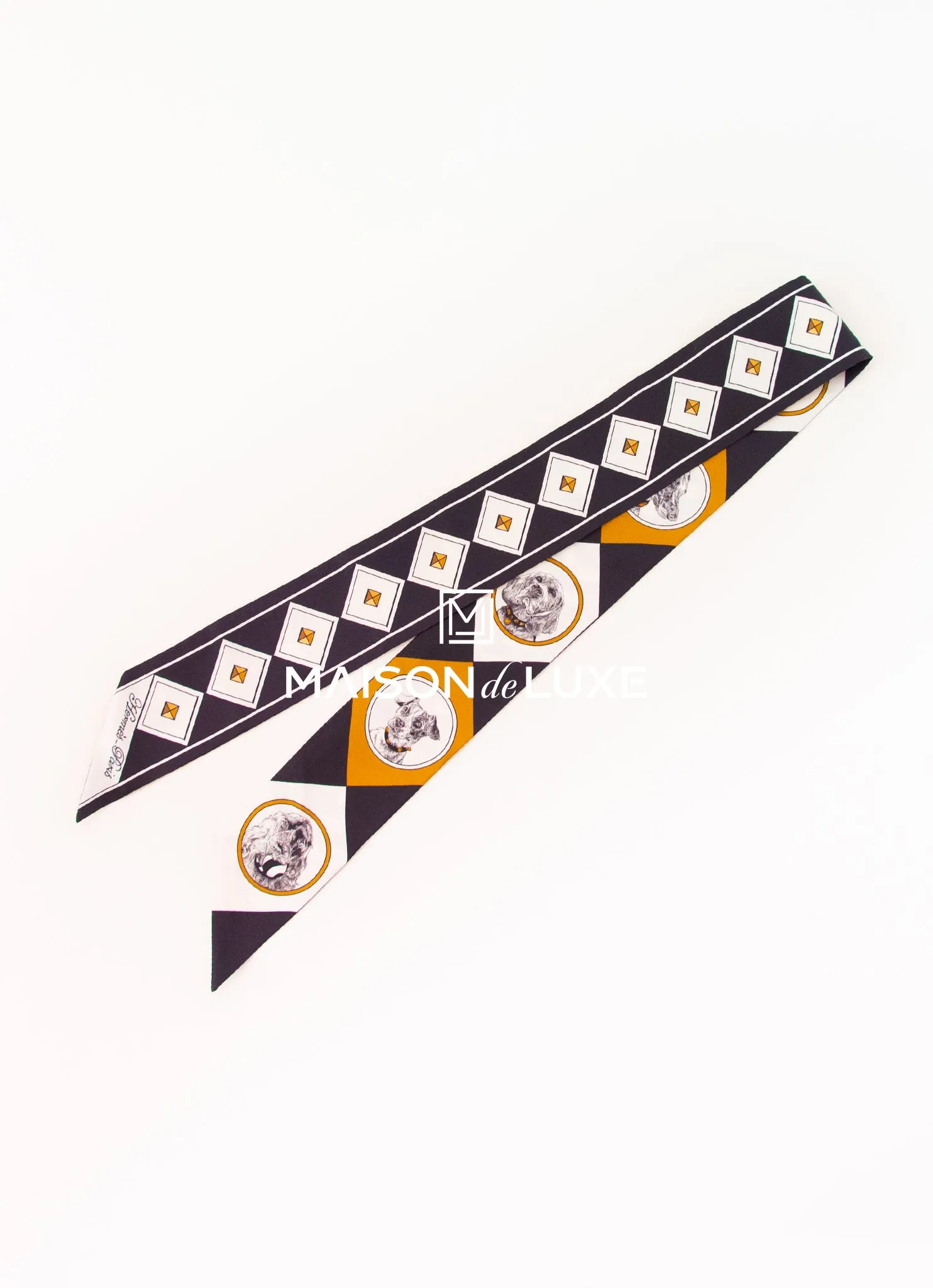Hermes Gold Colliers et Chiens Twilly