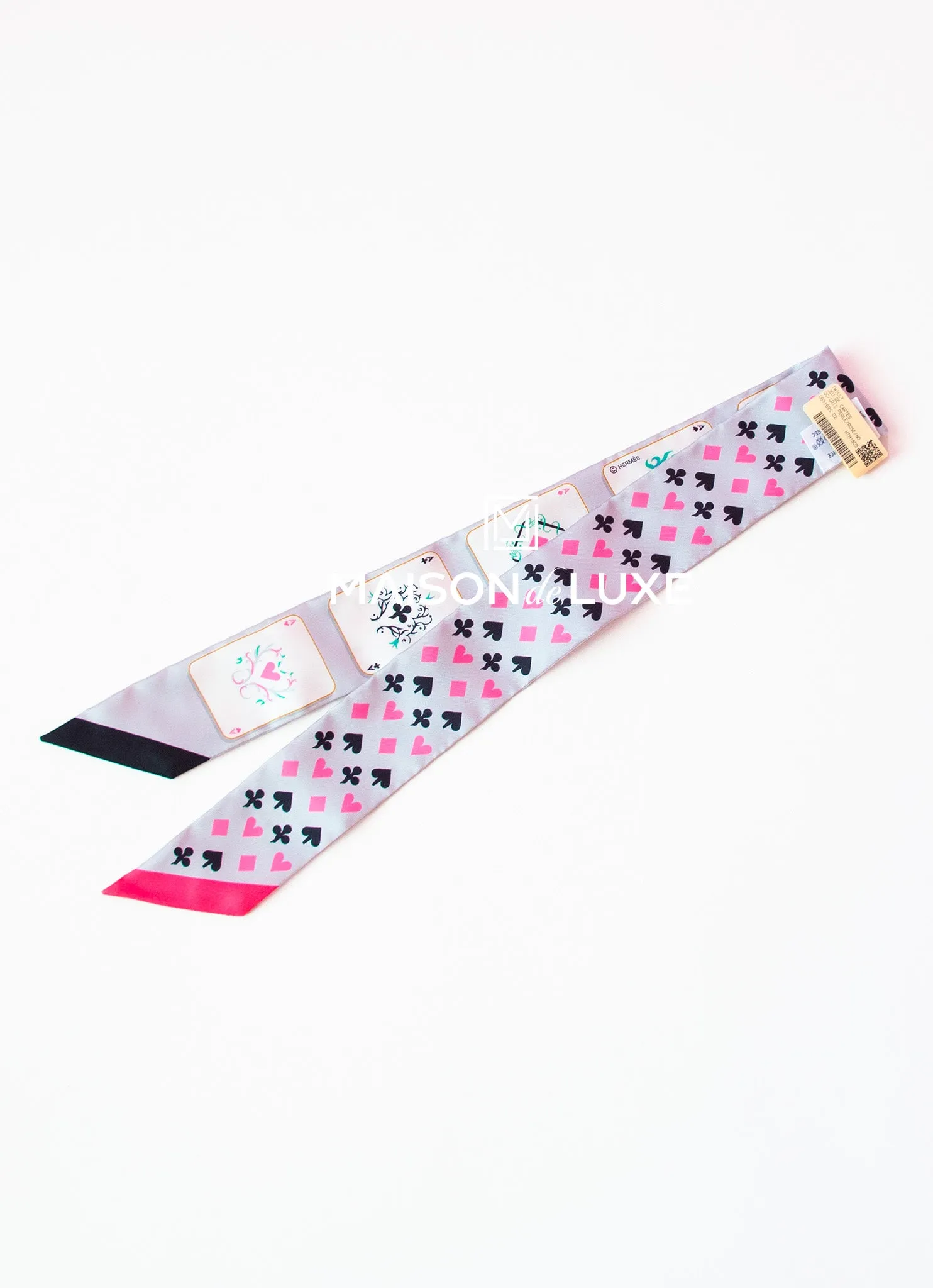 Hermes Gray Jeu de Cartes Twilly