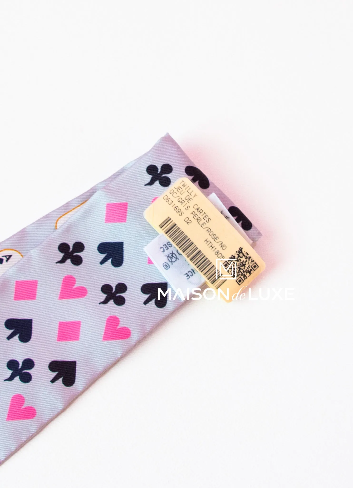 Hermes Gray Jeu de Cartes Twilly