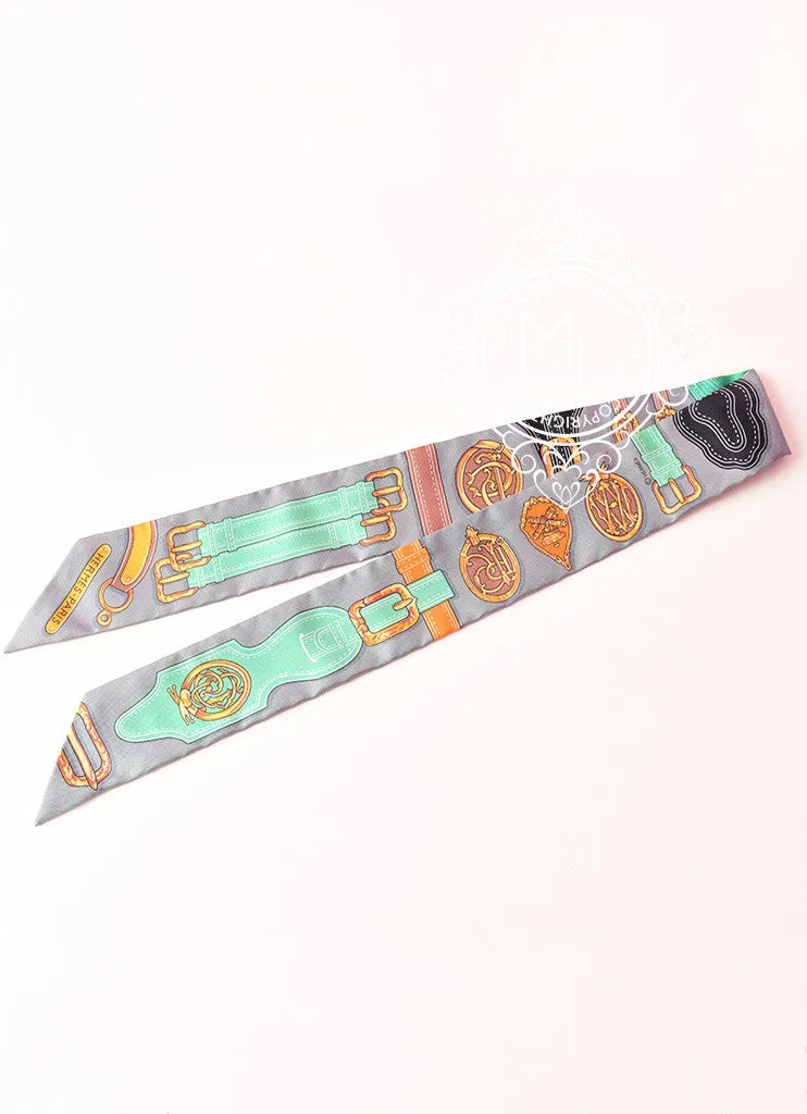 Hermes Harnais des Présidents Gris Twilly