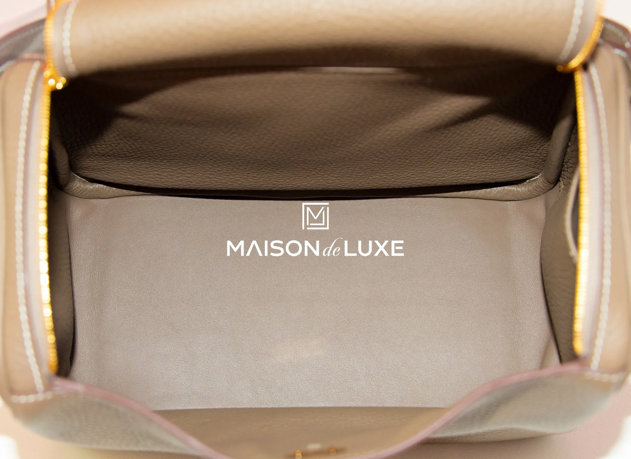 Hermes Lindy 26 Etoupe Clemence Handbag