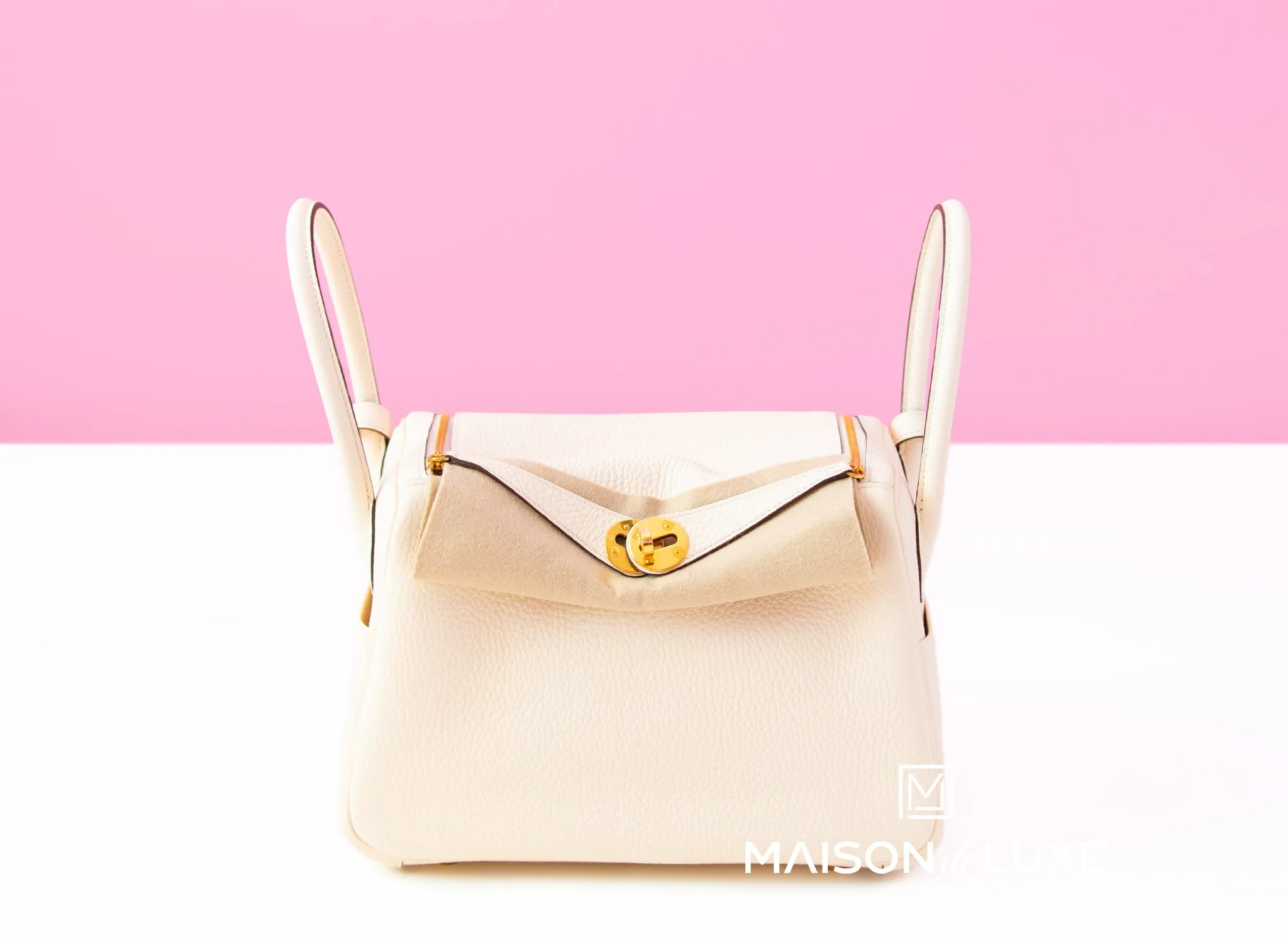 Hermes Nata Clemence Lindy 26 Handbag