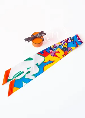 Hermes Orange Blue Graff Twilly