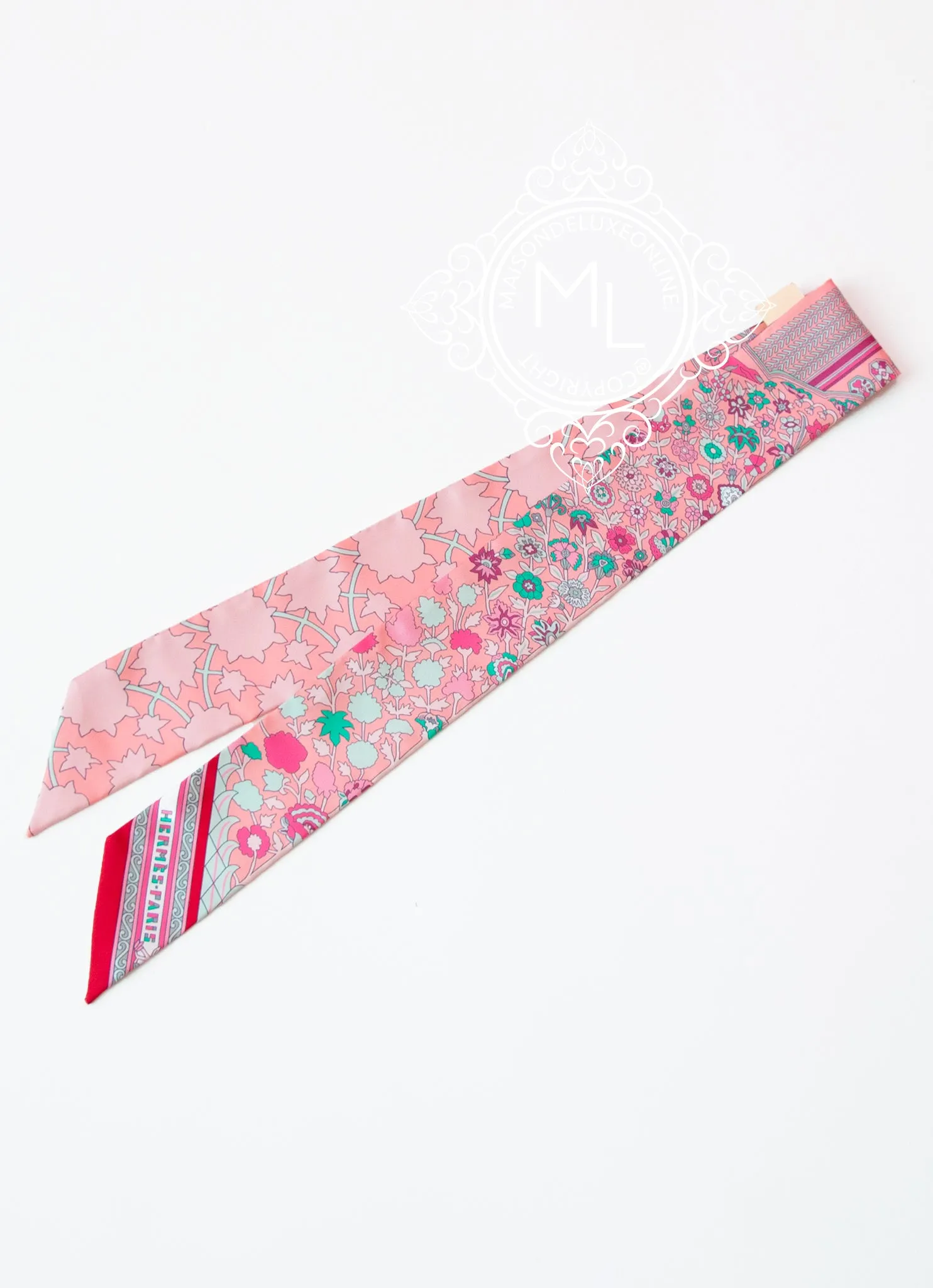 Hermes Pink Tapis Persans Twilly