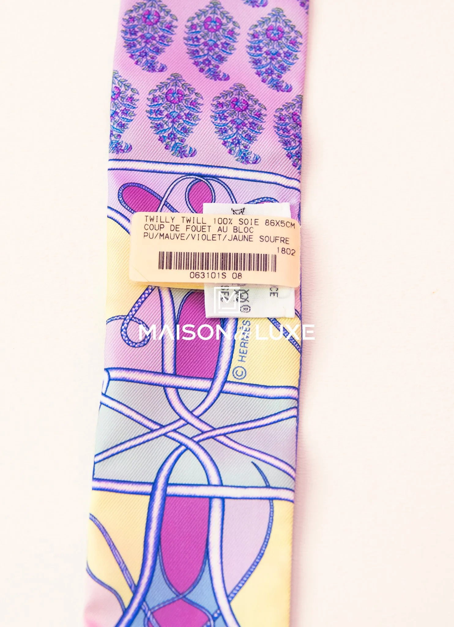 Hermes Purple Coup de Fouet au Bloc Twilly