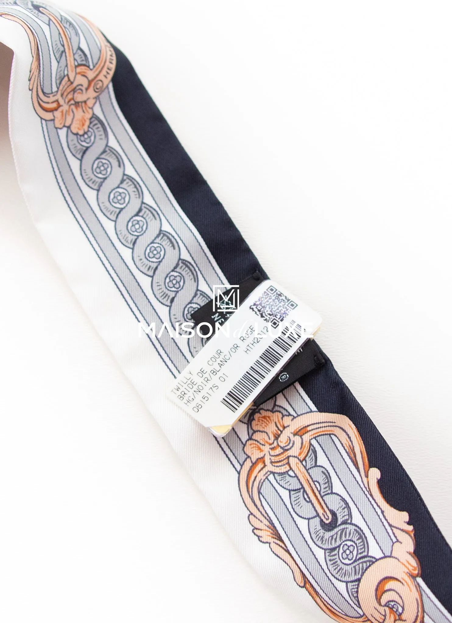 Hermes White Bride de Cour Twilly