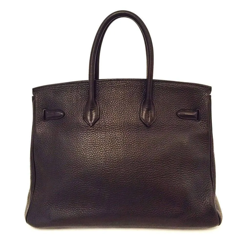 Hermès Birkin 35 Chocolate Brown Bag GHW