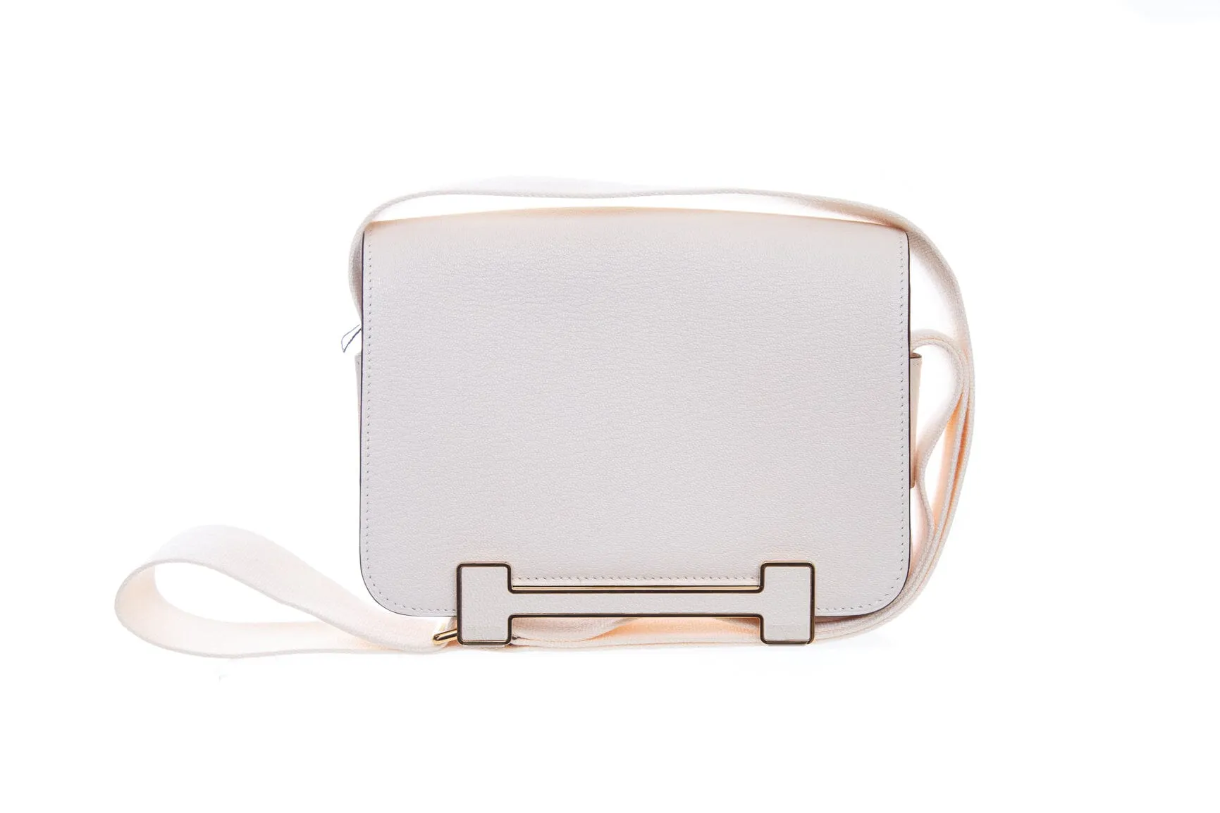 Hermès Cream Chevre Mysore Geta Handbag