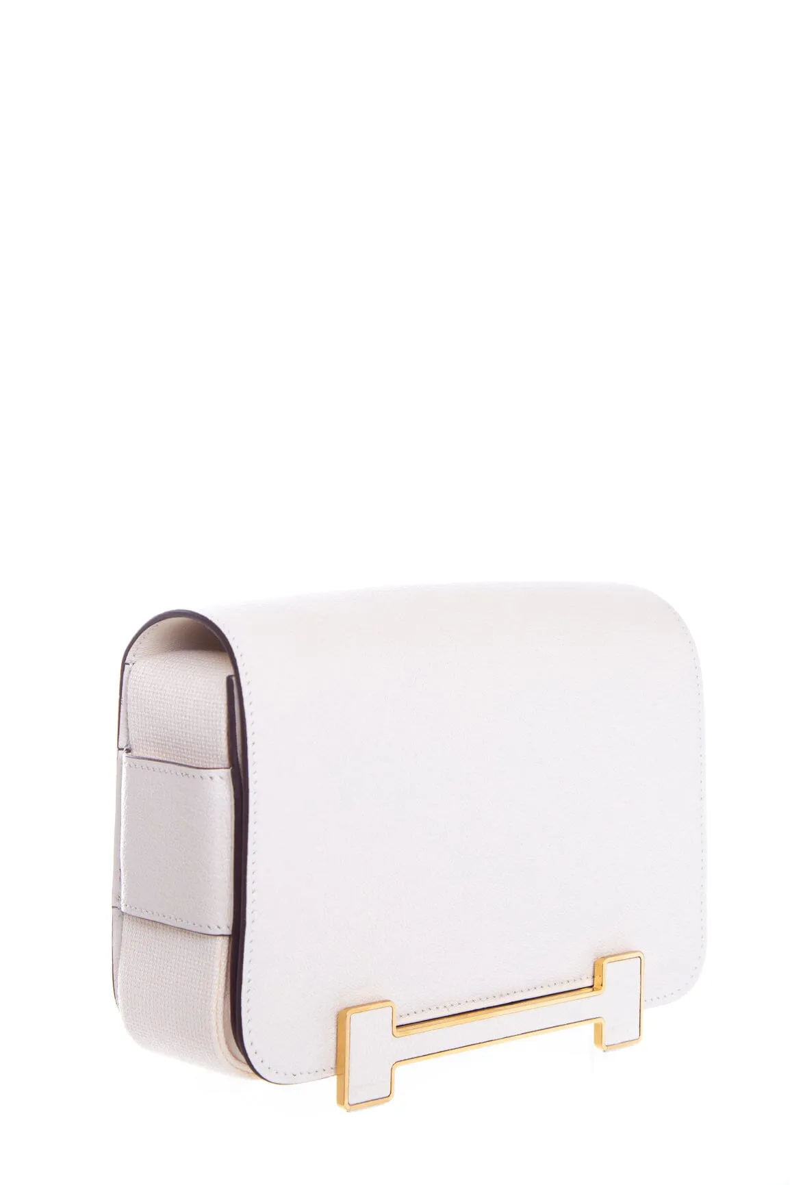 Hermès Cream Chevre Mysore Geta Handbag