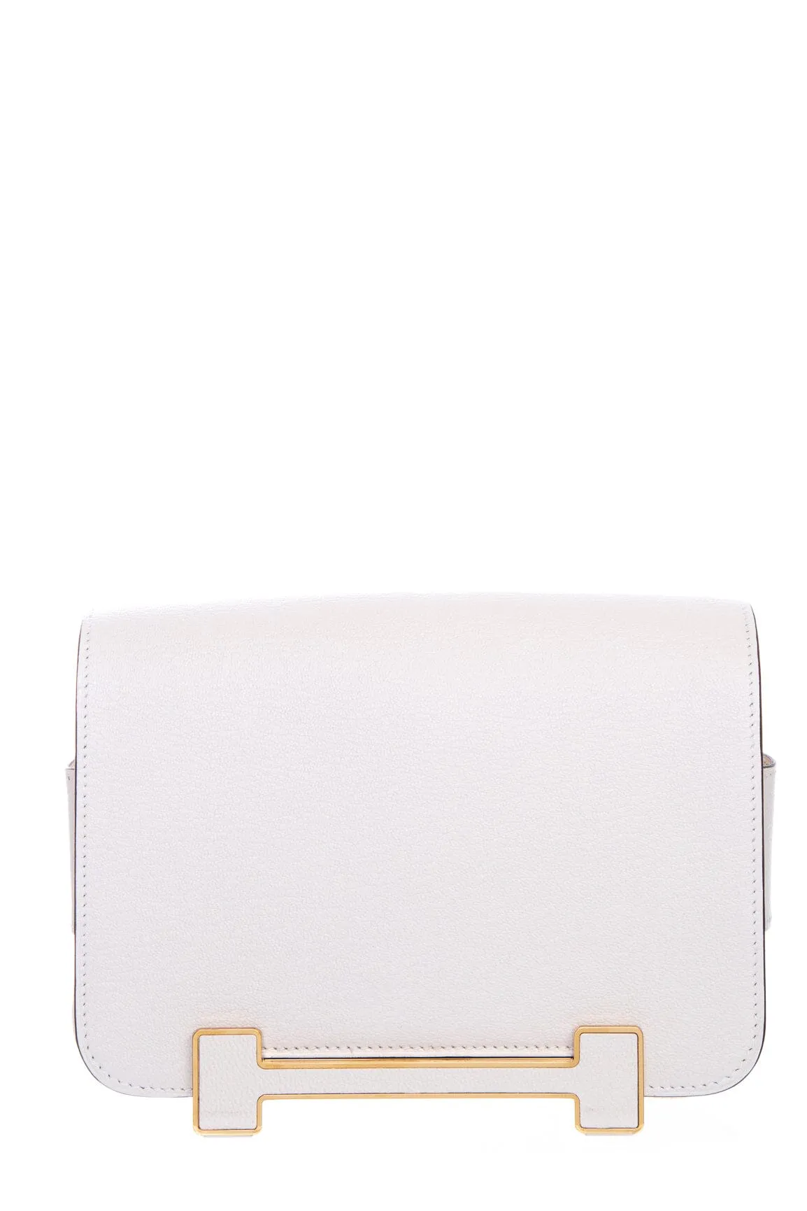 Hermès Cream Chevre Mysore Geta Handbag