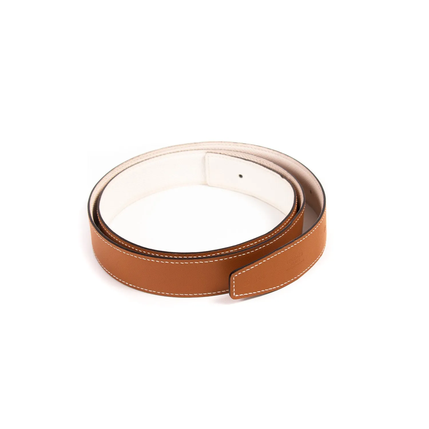 Hermès Swift Epsom Leather Belt (No Buckle)