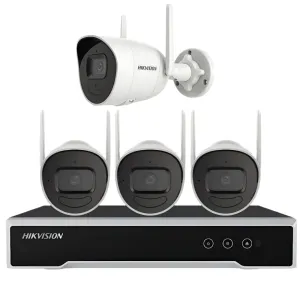 Hikvision 4MP H.265 Bullet WiFi Kit with 1TB Hard Drive & 4MP Bullet Wi-Fi Cameras - NK44W0H-D