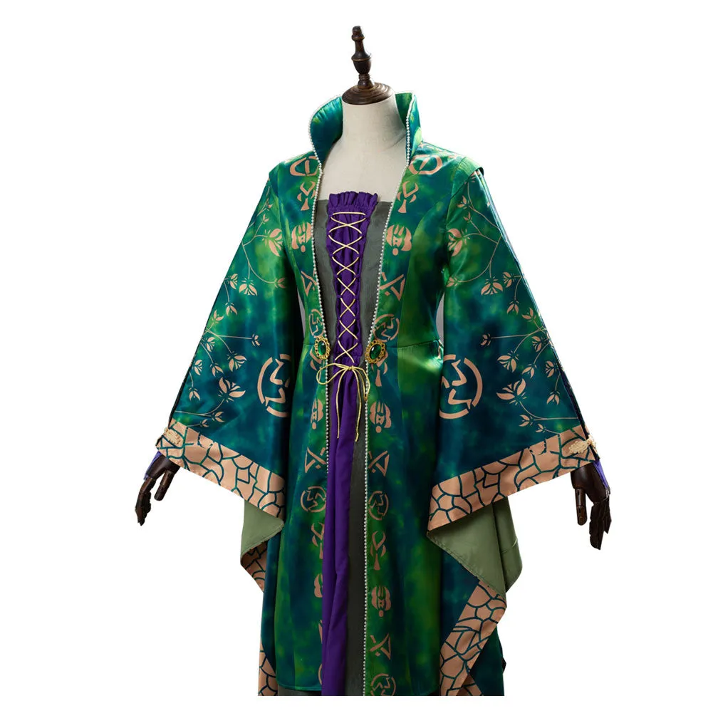 Hocus Pocus Winifred Sanderson Dress Cosplay Costume