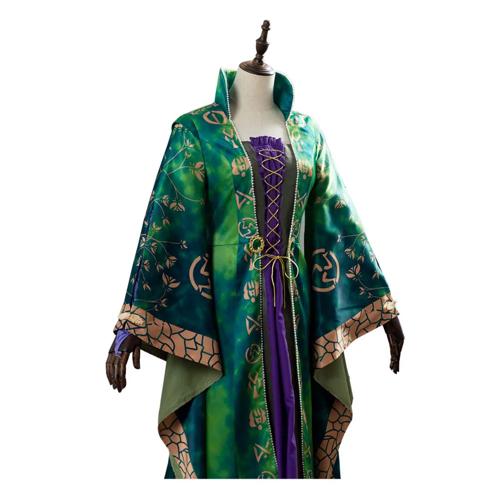 Hocus Pocus Winifred Sanderson Dress Cosplay Costume
