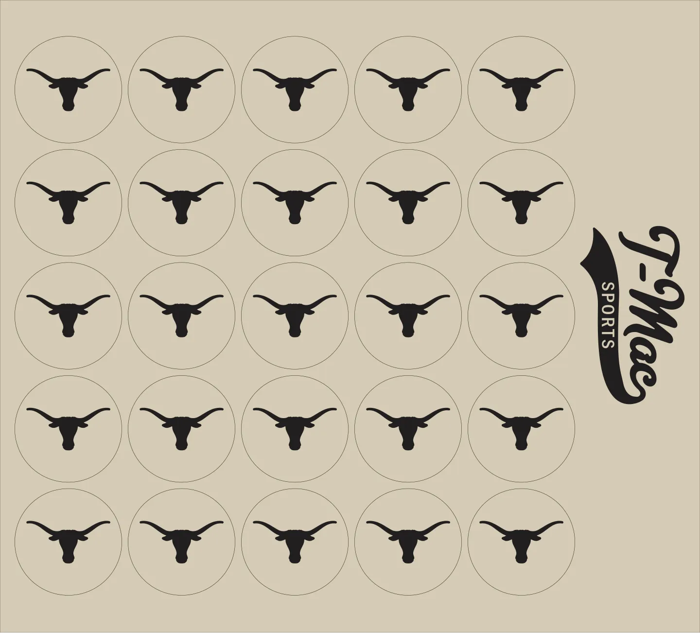 Horns Mini Award Decals