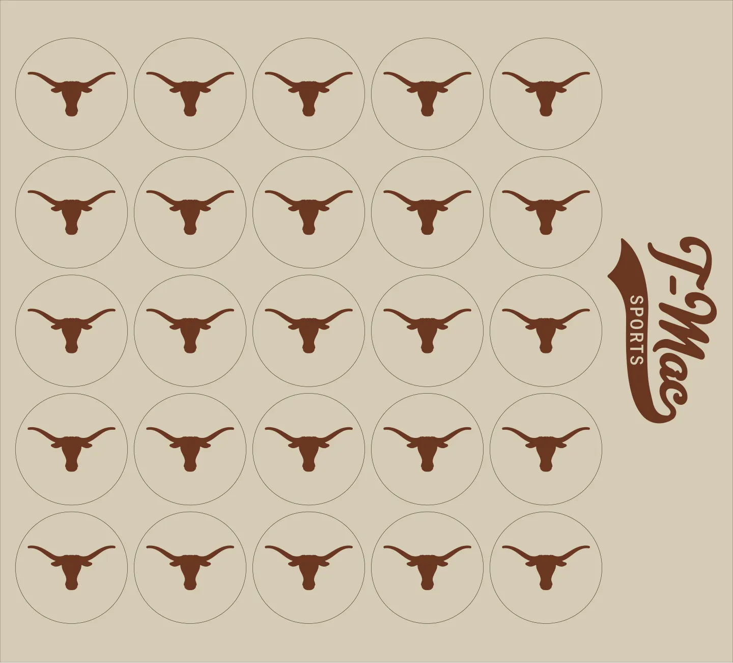 Horns Mini Award Decals