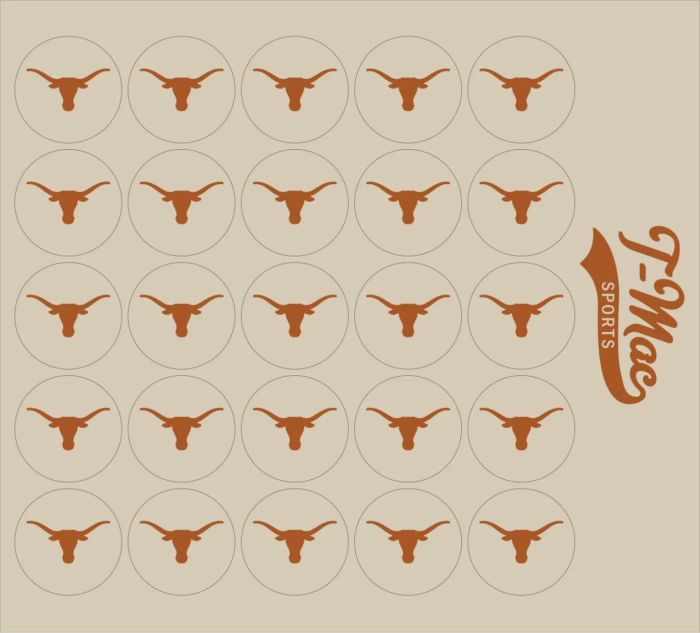 Horns Mini Award Decals