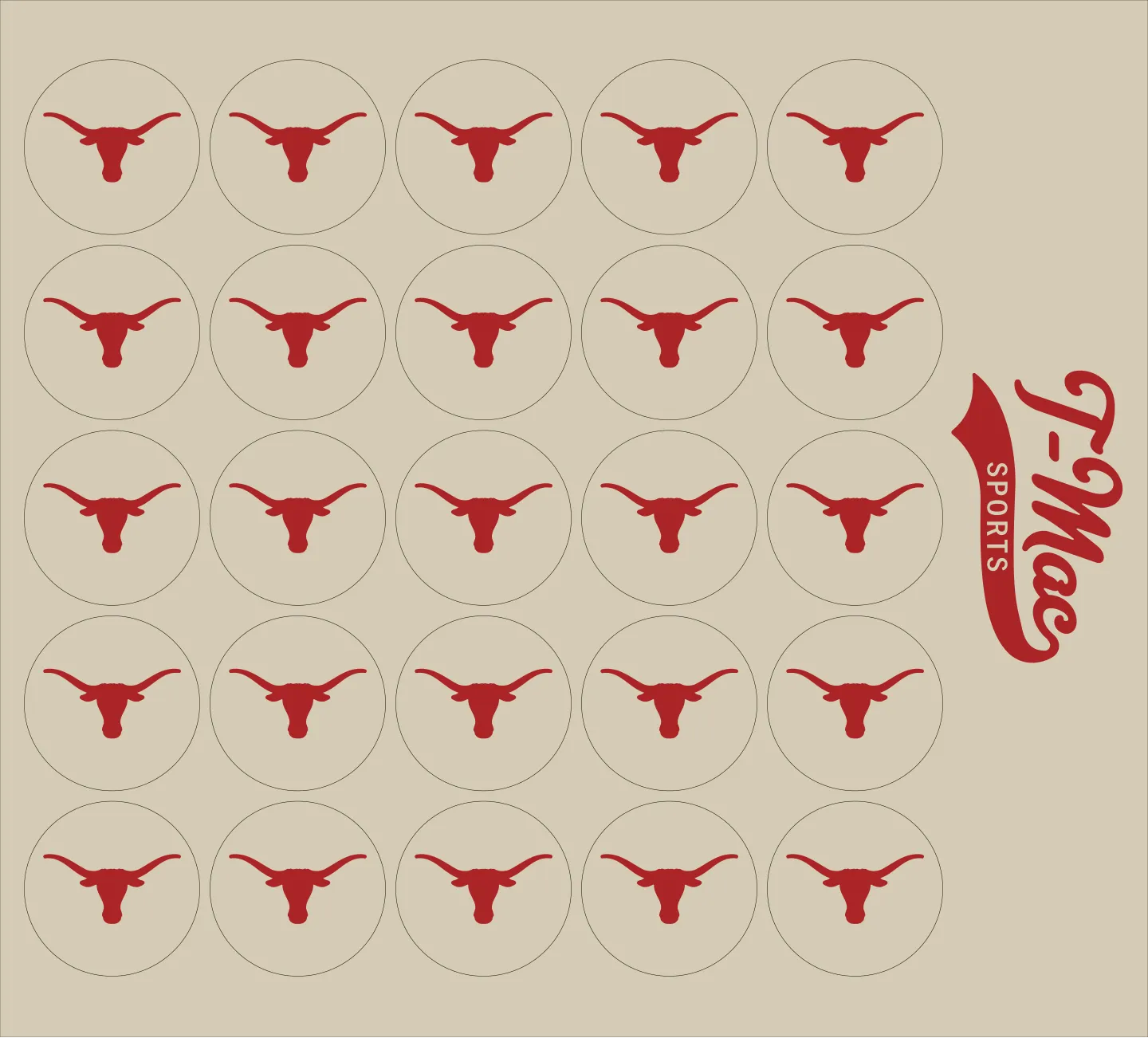 Horns Mini Award Decals