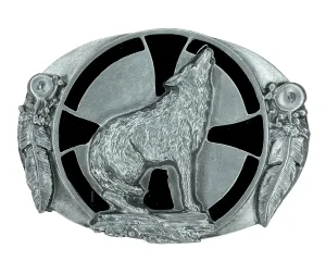 Howling Wolf/Maltese cross Belt Buckle