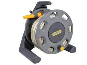 Hozelock 2412 30M Freestanding Compact Hose Reel   25M Of 12.5Mm Hose