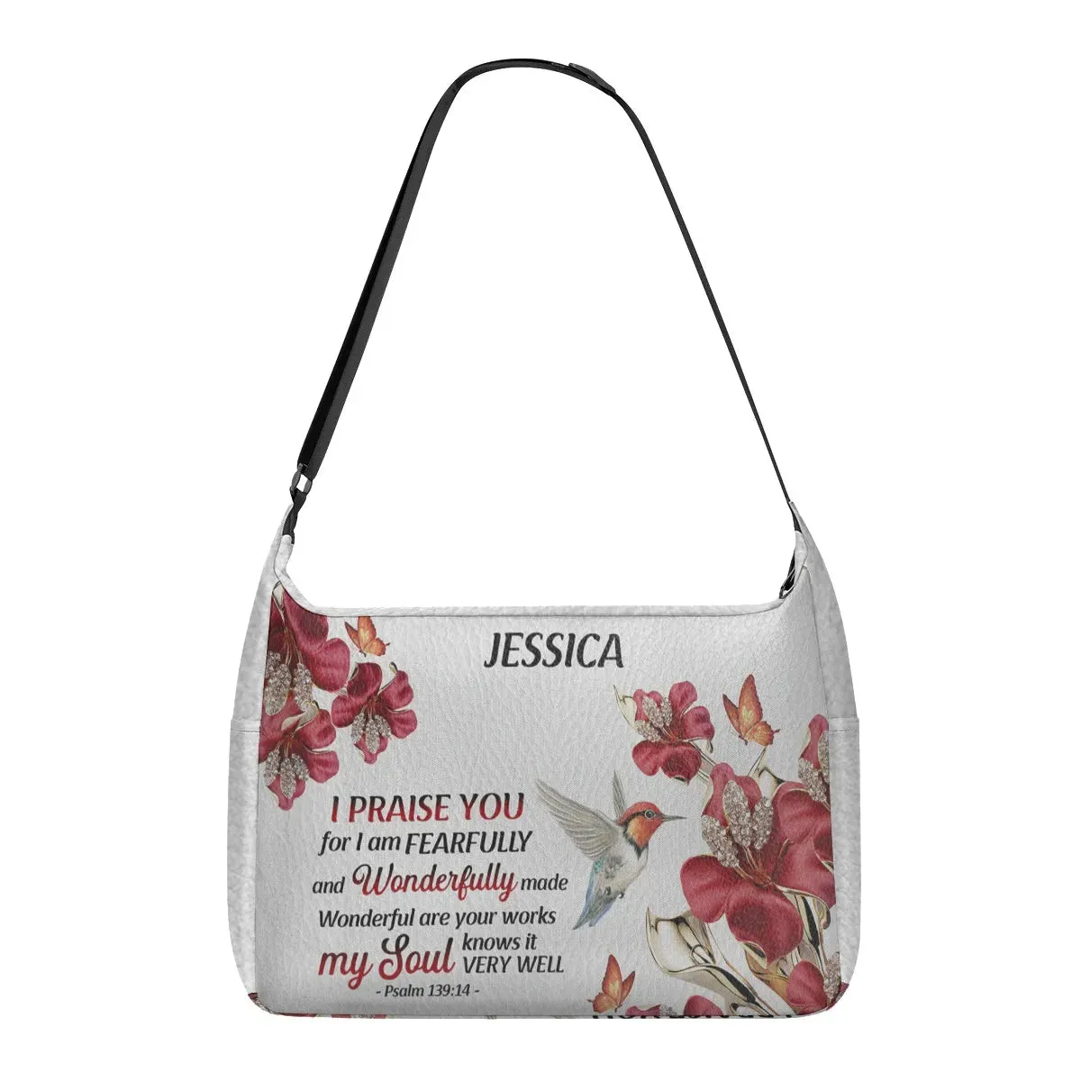 HPSP Checkbook Cover, PU Card Bag, Personalized Leather Pouch, My Soul Knows It Very Wel.