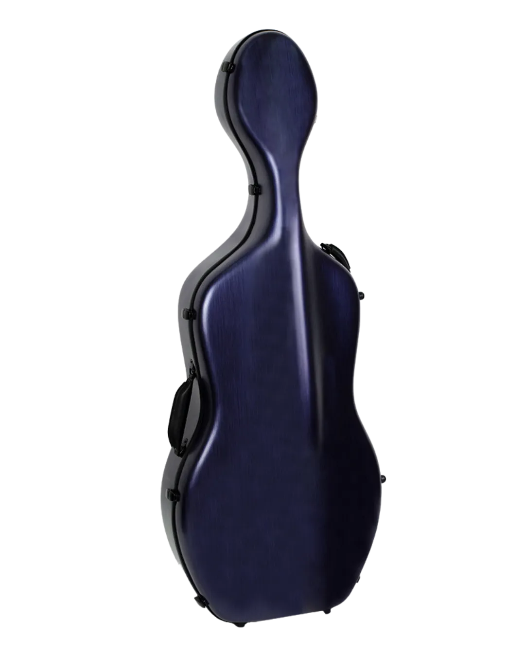 HQ Polycarbon Cello Case 3/4 - Brushed Blue