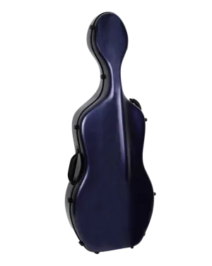 HQ Polycarbon Cello Case 3/4 - Brushed Blue
