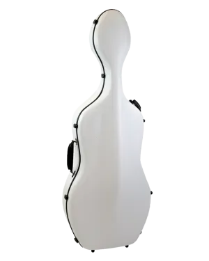 HQ Polycarbon Cello Case 4/4 - Textured White 4kg