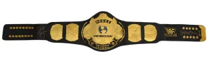 Hulk Hogan Signed Official WWE Leather Championship Belt - (SCHWARTZ COA)
