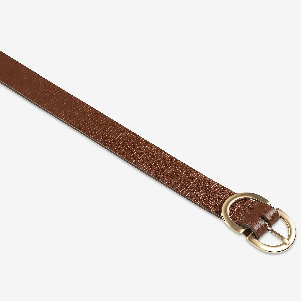 In Reverse Belt - Tan/Gold