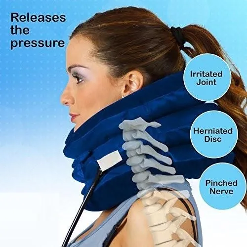 Inflatable Cervical Neck Traction Device - Instant Neck Pain Relief