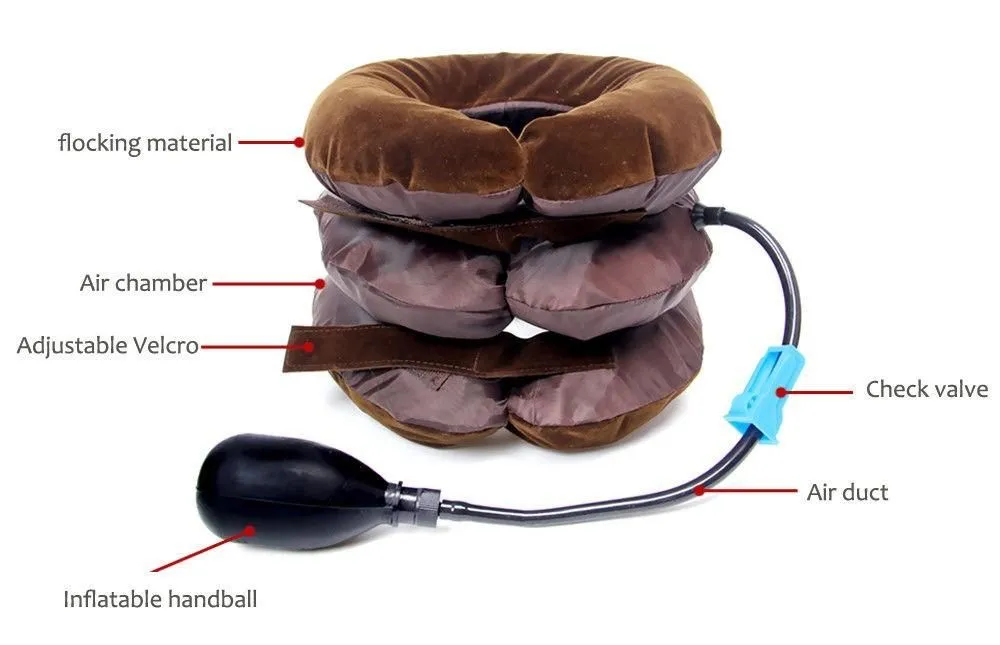 Inflatable Cervical Neck Traction Device - Instant Neck Pain Relief