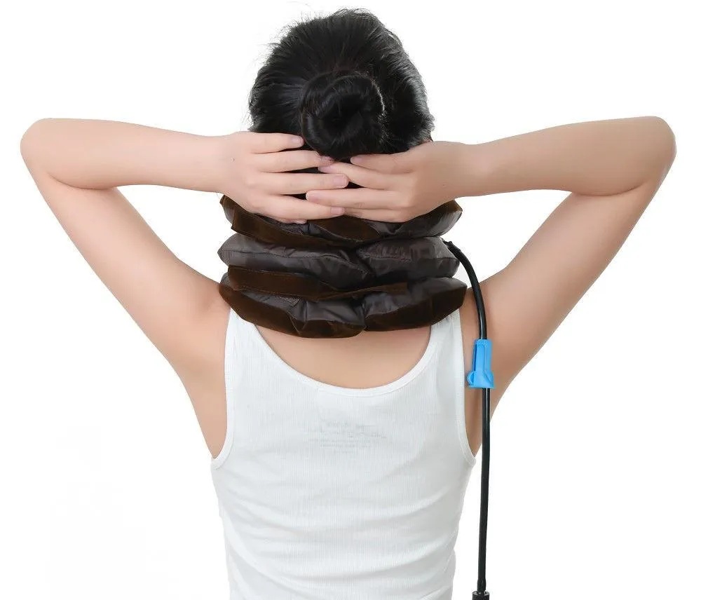 Inflatable Cervical Neck Traction Device - Instant Neck Pain Relief