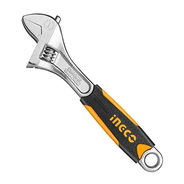 Ingco Soft Handle Adjustable Wrench 6" to 12" – HADW13-Series