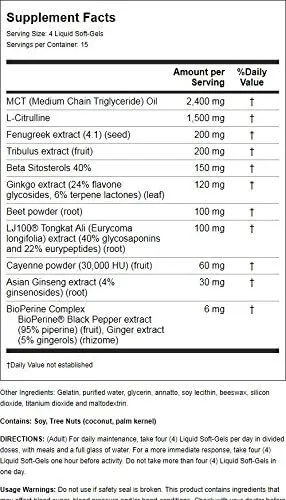 Irwin Naturals Testosterone Up Red 60 Sgels