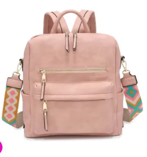 Jen & Co Amelia Backpack in Pink