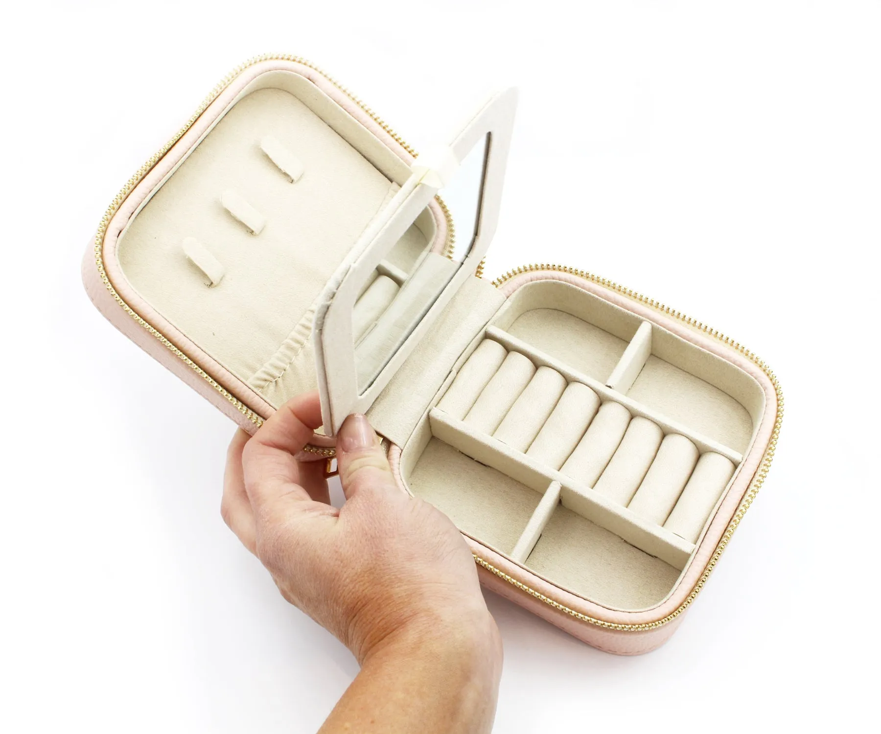 Jewelry Travel Case Champagne