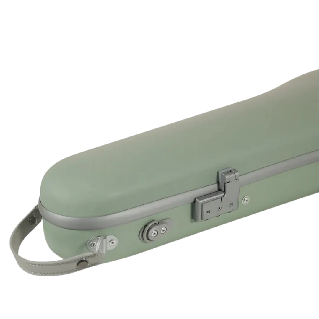 JML Carbon Fibre 1.5 Shaped Violin Case Garden Green 4/4